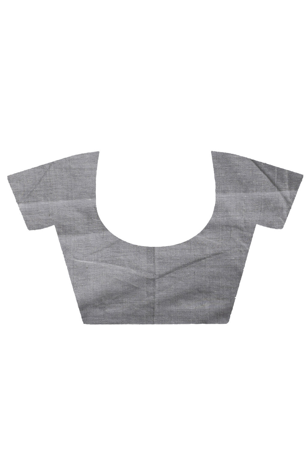 Grey Pure Cotton Kesh Than Hand Loom Saree (5234)